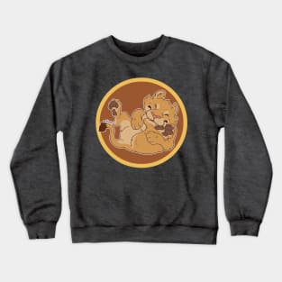 OmNomNom Lion cub Crewneck Sweatshirt